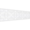 Ekena Millwork Set of Four Panels for 94 1/2"W x 24 1/4"H Edinburg Fretwork Wainscot Wall Paneling WPKP12X01X47EBP - alternate 1
